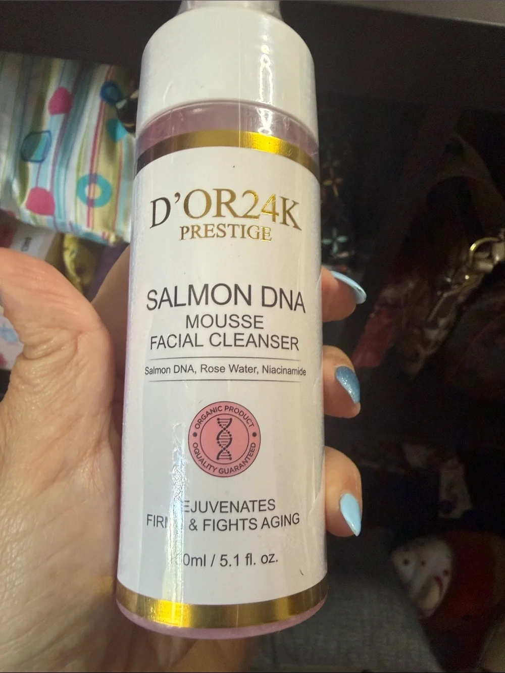 D'OR24K Prestige Salmon DNA Mousse Facial Cleanser NEW